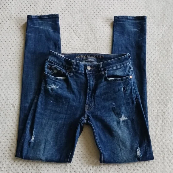 American Eagle distressed next level Stretch Jeans size 30 - Picture 10 of 16